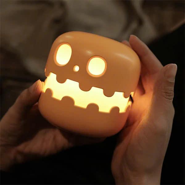 Halloween Pumpkin Lantern Telescopic Portable Compact Decorative Lighting for Trick-or-Treating Kids