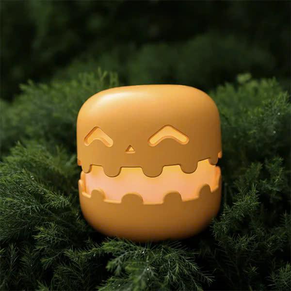 Halloween Pumpkin Lantern Telescopic Portable Compact Decorative Lighting for Trick-or-Treating Kids